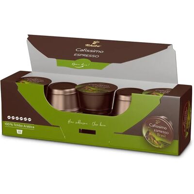 Tchibo Espresso Brasil Beleza Kávékapszula Sötét Pörkölés - 10 db Tchibo Espresso Brasil Beleza Kávékapszula Sötét Pörkölés - 10 db