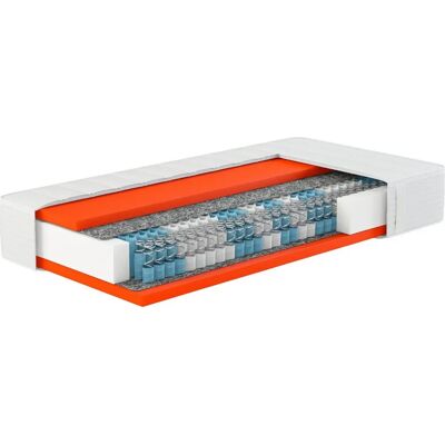 SCHLAFSYSTEME Dynamic TFK Hybride Matras 160x25x200cm SCHLAFSYSTEME Dynamic TFK Hybride Matras 160x25x200cm