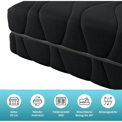 MY HOME Black Diamond Comfort Matratze - 90x200 cm MY HOME Black Diamond Comfort Matratze - 90x200 cm