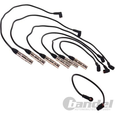 Audi V6 Zündkabel-Set - 7-teilig, OEM-Nummern, Schwarz Audi V6 Zündkabel-Set - 7-teilig, OEM-Nummern, Schwarz
