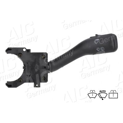 AIC Blinkerschalter - Schwarz - 10 Kontakte - Mit Wisch & Wasch Funktionen AIC Blinkerschalter - Schwarz - 10 Kontakte - Mit Wisch & Wasch Funktionen