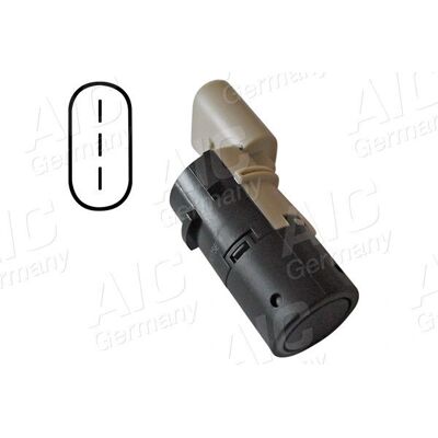 AIC 54406 - Ultrasonparkering Sensor för VW, Audi, Grå AIC 54406 - Ultrasonparkering Sensor för VW, Audi, Grå