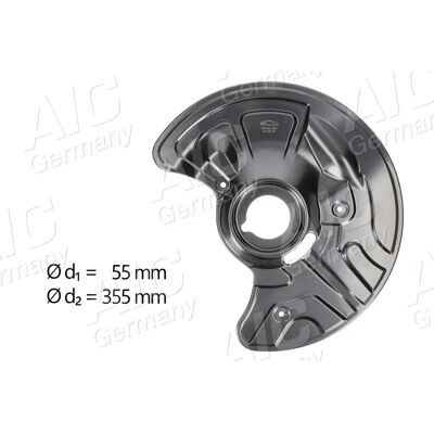 AIC Spritzblech Bremsscheibe für Mercedes-Benz A2114, Vorderachse rechts AIC Spritzblech Bremsscheibe für Mercedes-Benz A2114, Vorderachse rechts