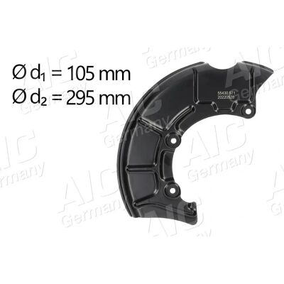 AIC Spritzblech Bremsscheibe - Vorderachse Links für Audi, Seat, Skoda, VW AIC Spritzblech Bremsscheibe - Vorderachse Links für Audi, Seat, Skoda, VW