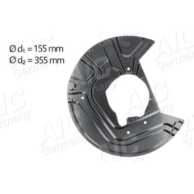 AIC 55909 Aluminium remscherm voor BMW X3 - Remmen AIC 55909 Aluminium remscherm voor BMW X3 - Remmen