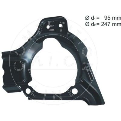 Aic Alfa Romeo 145 Bremsscheibe und Ankerblech - Vorderachse Links Aic Alfa Romeo 145 Bremsscheibe und Ankerblech - Vorderachse Links