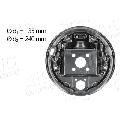 AIC 56179 Piastra di copertura - Tamburo freno AIC 56179 Piastra di copertura - Tamburo freno