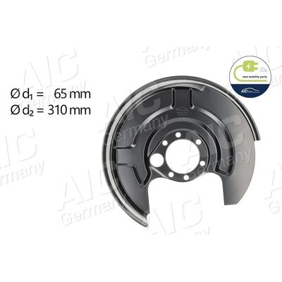 AIC Bremsenscheiben Schutz - Hinterachse Rechts für Audi 80 A4 AIC Bremsenscheiben Schutz - Hinterachse Rechts für Audi 80 A4