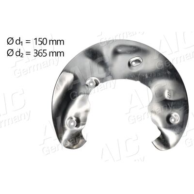 AIC Protecție disc de frână din aluminiu pentru Audi A4 A5 A6 A7 Q5 - Față dreaptă AIC Protecție disc de frână din aluminiu pentru Audi A4 A5 A6 A7 Q5 - Față dreaptă