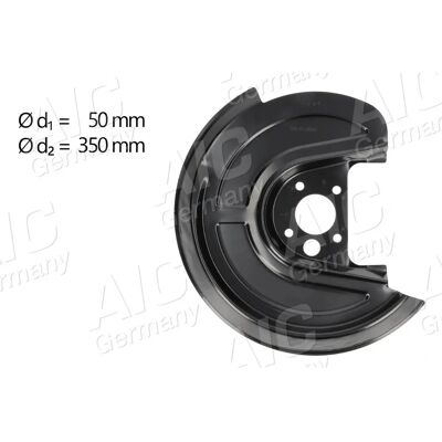 AIC Seat Leon Toledo Hinterachse Rechts Zink Stahl Schutzblech - Bremsscheibenabdeckung AIC Seat Leon Toledo Hinterachse Rechts Zink Stahl Schutzblech - Bremsscheibenabdeckung