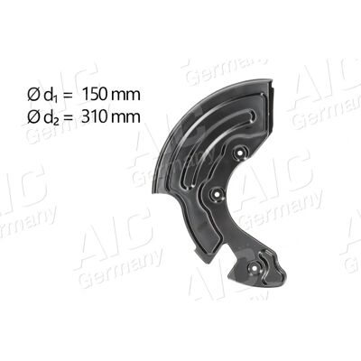 AIC Model 57065 - Remschijf voor rechtervoor AIC Model 57065 - Remschijf voor rechtervoor