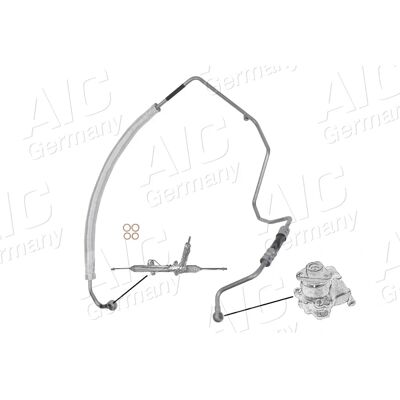 AIC Jürgen Liebisch GmbH Hydraulic Hose - VW Polo, Seat Arosa - Hydraulic Pump to Steering Gear AIC Jürgen Liebisch GmbH Hydraulic Hose - VW Polo, Seat Arosa - Hydraulic Pump to Steering Gear