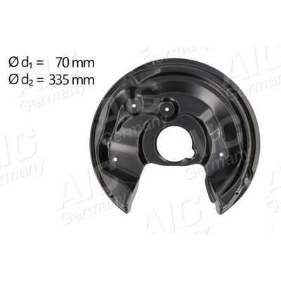 Scudo disco freno in alluminio AIC 57842 - Protezione disco freno Scudo disco freno in alluminio AIC 57842 - Protezione disco freno