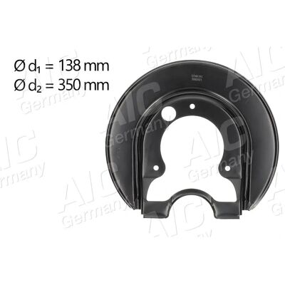 AIC Bakre Höger Bromsskivsskydd - Skydd för Bromsskiva för Audi A3 TT Seat Skoda VW AIC Bakre Höger Bromsskivsskydd - Skydd för Bromsskiva för Audi A3 TT Seat Skoda VW