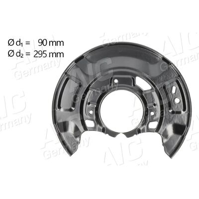 AIC Yaris II Linker Voorwiel Remschijfbescherming - Remschijf AIC Yaris II Linker Voorwiel Remschijfbescherming - Remschijf