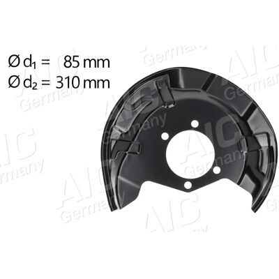AIC Schutz für Bremsscheibe - Hinterachse links/rechts Nissan Qashqai/X-trail AIC Schutz für Bremsscheibe - Hinterachse links/rechts Nissan Qashqai/X-trail