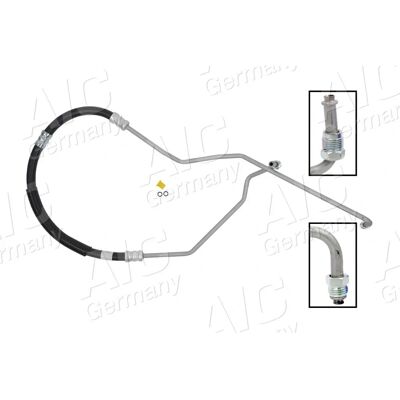 Tubo idraulico AIC - Sterzo - Da pompa idraulica a scatola dello sterzo - Per Seat e VAG Tubo idraulico AIC - Sterzo - Da pompa idraulica a scatola dello sterzo - Per Seat e VAG