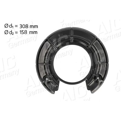 AIC Vectra Saab Hinterachse Bremsscheibe und Schutzblech AIC Vectra Saab Hinterachse Bremsscheibe und Schutzblech