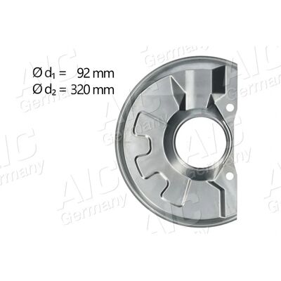 AIC Modell 71355 - Bremsscheibe und Spritzblech für Mitsubishi & Volvo AIC Modell 71355 - Bremsscheibe und Spritzblech für Mitsubishi & Volvo