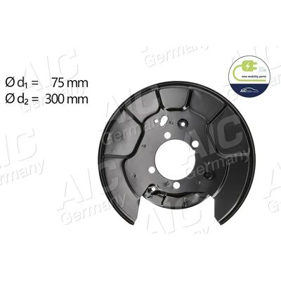 AIC 71376 Scudo Disco Freno Posteriore Destro - Protezione Disco Freno AIC 71376 Scudo Disco Freno Posteriore Destro - Protezione Disco Freno