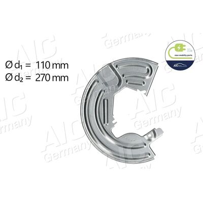 AIC Renault Spritzblech 71416 - Schutzblech Bremsscheibe, vorne rechts AIC Renault Spritzblech 71416 - Schutzblech Bremsscheibe, vorne rechts