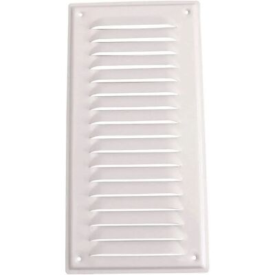 Wallair N31814 Hvid aluminium ventilatorgitter - 30x15 cm Wallair N31814 Hvid aluminium ventilatorgitter - 30x15 cm