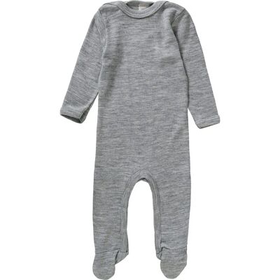 Engel Bio-Schurwolle Seide Baby Schlafanzug - Modell 709160-091 - Atmungsaktiv, GOTS Engel Bio-Schurwolle Seide Baby Schlafanzug - Modell 709160-091 - Atmungsaktiv, GOTS