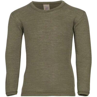 Engel Olive Unisex Merinowolle Seide Langarmshirt Engel Olive Unisex Merinowolle Seide Langarmshirt