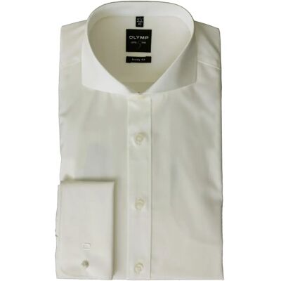 Chemise fit-body Olymp Niveau 5 avec double poignets - Chemise - Publicité Chemise fit-body Olymp Niveau 5 avec double poignets - Chemise - Publicité