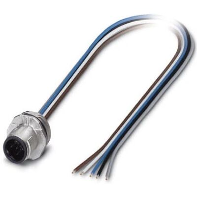 Phoenix Contact 1520013 Ledningsforbindelse - M12, Sølv, 5-pol - Ledningsforbindelse Phoenix Contact 1520013 Ledningsforbindelse - M12, Sølv, 5-pol - Ledningsforbindelse