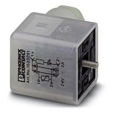 Phoenix Contact SACC-V-3CON-PG9/A-GVL 12/24 - Ventilstecker, 3-polig, mit LED Phoenix Contact SACC-V-3CON-PG9/A-GVL 12/24 - Ventilstecker, 3-polig, mit LED