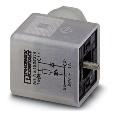 Phoenix Contact 1533314 Ventilstecker - 3-polig, IP65, 24V Phoenix Contact 1533314 Ventilstecker - 3-polig, IP65, 24V