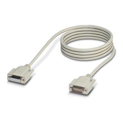 Phoenix Contact VS-15-DSUB-20-LI-2.0 Seriell Kabel - D-Sub, 2m, Grau Phoenix Contact VS-15-DSUB-20-LI-2.0 Seriell Kabel - D-Sub, 2m, Grau