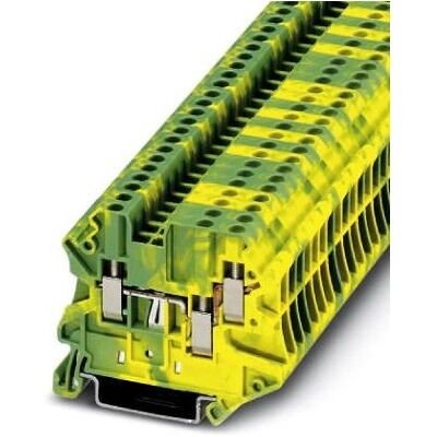 Phoenix Contact UT 2,5-TWIN-PE - Grüne-Gelbe Durchgangsreihenklemme Phoenix Contact UT 2,5-TWIN-PE - Grüne-Gelbe Durchgangsreihenklemme