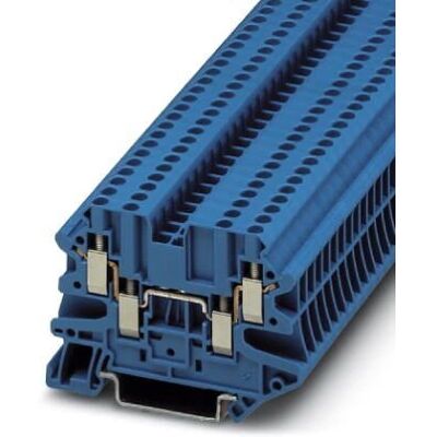 Phoenix Contact UT 2,5-QUATTRO BU - Durchgangsklemme, blau Phoenix Contact UT 2,5-QUATTRO BU - Durchgangsklemme, blau