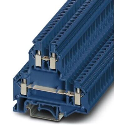 Phoenix Contact 3216053 Klemmenblock - Schraub, 6,2mm, Blau Phoenix Contact 3216053 Klemmenblock - Schraub, 6,2mm, Blau