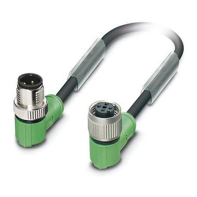 Phoenix Contact 1539460 sensor/aktuator-kabel - 15 m, M12, 4-pol, Svart Phoenix Contact 1539460 sensor/aktuator-kabel - 15 m, M12, 4-pol, Svart