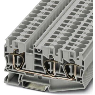 Phoenix Contact ST 10-TWIN Anschlussklemme - Hutschiene, Grau Phoenix Contact ST 10-TWIN Anschlussklemme - Hutschiene, Grau