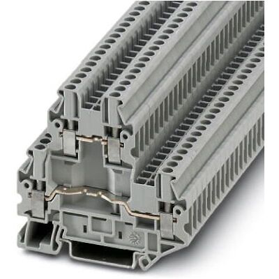 Phoenix Contact UTTB 2,5-BE Klemme - 2-polig, Grau, 5,2mm Breite Phoenix Contact UTTB 2,5-BE Klemme - 2-polig, Grau, 5,2mm Breite