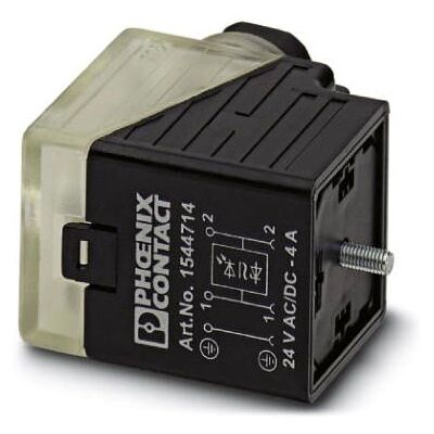 Phoenix Contact 1544714 Ledningsterminal - 3-polig ventilstikk Typ A Phoenix Contact 1544714 Ledningsterminal - 3-polig ventilstikk Typ A