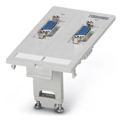 Phoenix Contact VS-SI-FP-2DSUB9-GC-BU/ST Grau - Datenfrontplatte Phoenix Contact VS-SI-FP-2DSUB9-GC-BU/ST Grau - Datenfrontplatte