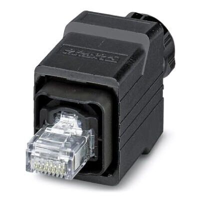 Phoenix Contact 1657834 Drahtverbinder - 8P8C, Schwarz, IP67 Phoenix Contact 1657834 Drahtverbinder - 8P8C, Schwarz, IP67