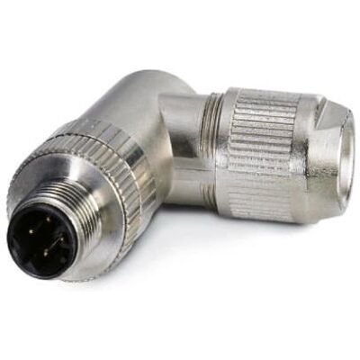 Phoenix Contact 1554539 Kabelanslutning - IP67 4-polig, vinklad, metalliskt Phoenix Contact 1554539 Kabelanslutning - IP67 4-polig, vinklad, metalliskt