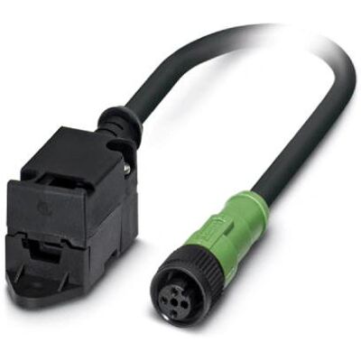 Phoenix Contact 1557316 Signalkabel - 5m, svart, 2-pol, M12 Phoenix Contact 1557316 Signalkabel - 5m, svart, 2-pol, M12