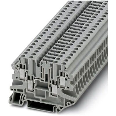 Bornier Phoenix Contact UT 4-QUATTRO-TG - 50 pcs, Gris - Publicité Bornier Phoenix Contact UT 4-QUATTRO-TG - 50 pcs, Gris - Publicité