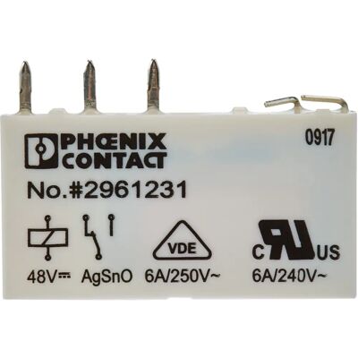 Relä Phoenix REL-MR-48DC/21-10 - Effekt, 48V, DIN-skena Relä Phoenix REL-MR-48DC/21-10 - Effekt, 48V, DIN-skena