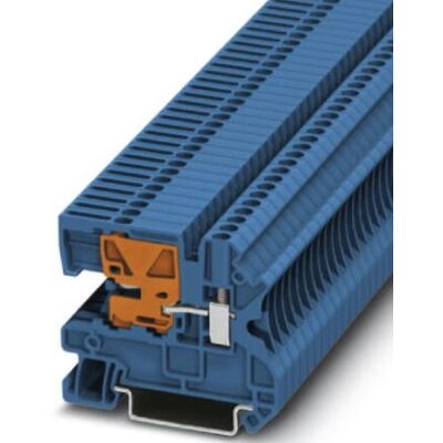 Phoenix Contact UTN 2,5 Terminalblock - 2-polig - Blau - 24A - 250V - Hutschiene Phoenix Contact UTN 2,5 Terminalblock - 2-polig - Blau - 24A - 250V - Hutschiene