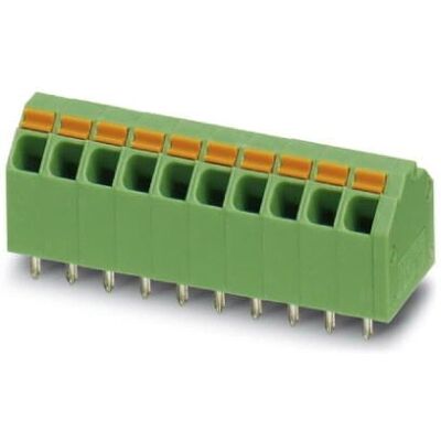 Phoenix Contact 1743184 Terminal Block - 7 Poles, Green, 3.81mm Pitch Phoenix Contact 1743184 Terminal Block - 7 Poles, Green, 3.81mm Pitch