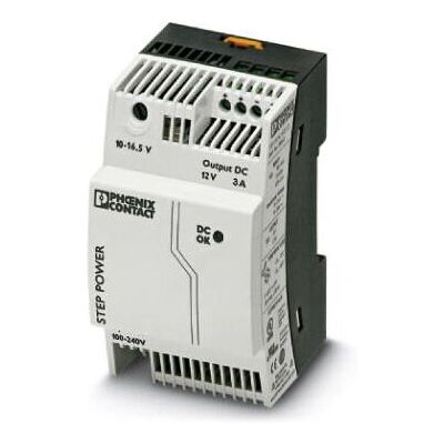 Fuente de alimentación Phoenix Contact - 12V DC 3A Montaje en riel DIN Fuente de alimentación Phoenix Contact - 12V DC 3A Montaje en riel DIN