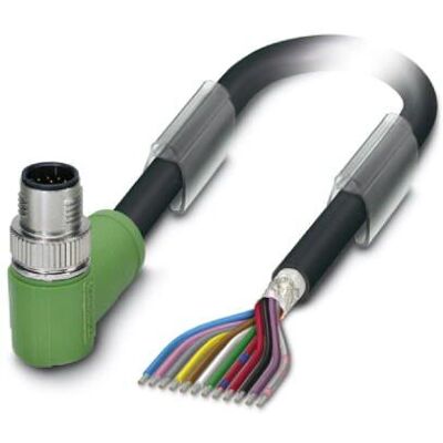 Phoenix Contact 1430103 Sensor/aktuatorkabel - 5m, 12-pol, Svart Phoenix Contact 1430103 Sensor/aktuatorkabel - 5m, 12-pol, Svart
